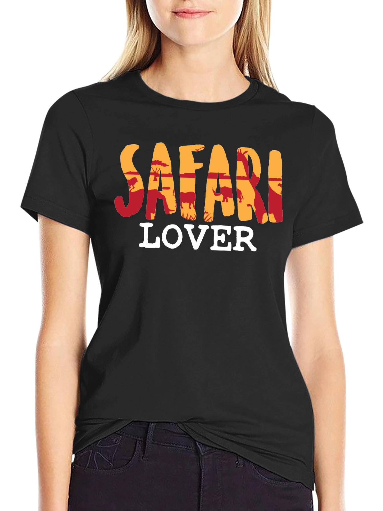 Safari Lover T-Shirt - Animal Print Design
