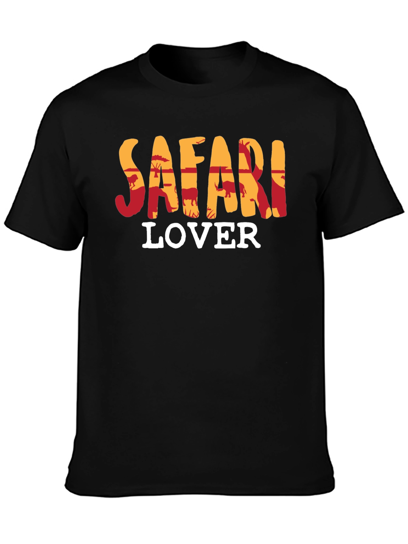 Safari Lover T-Shirt - Animal Print Design