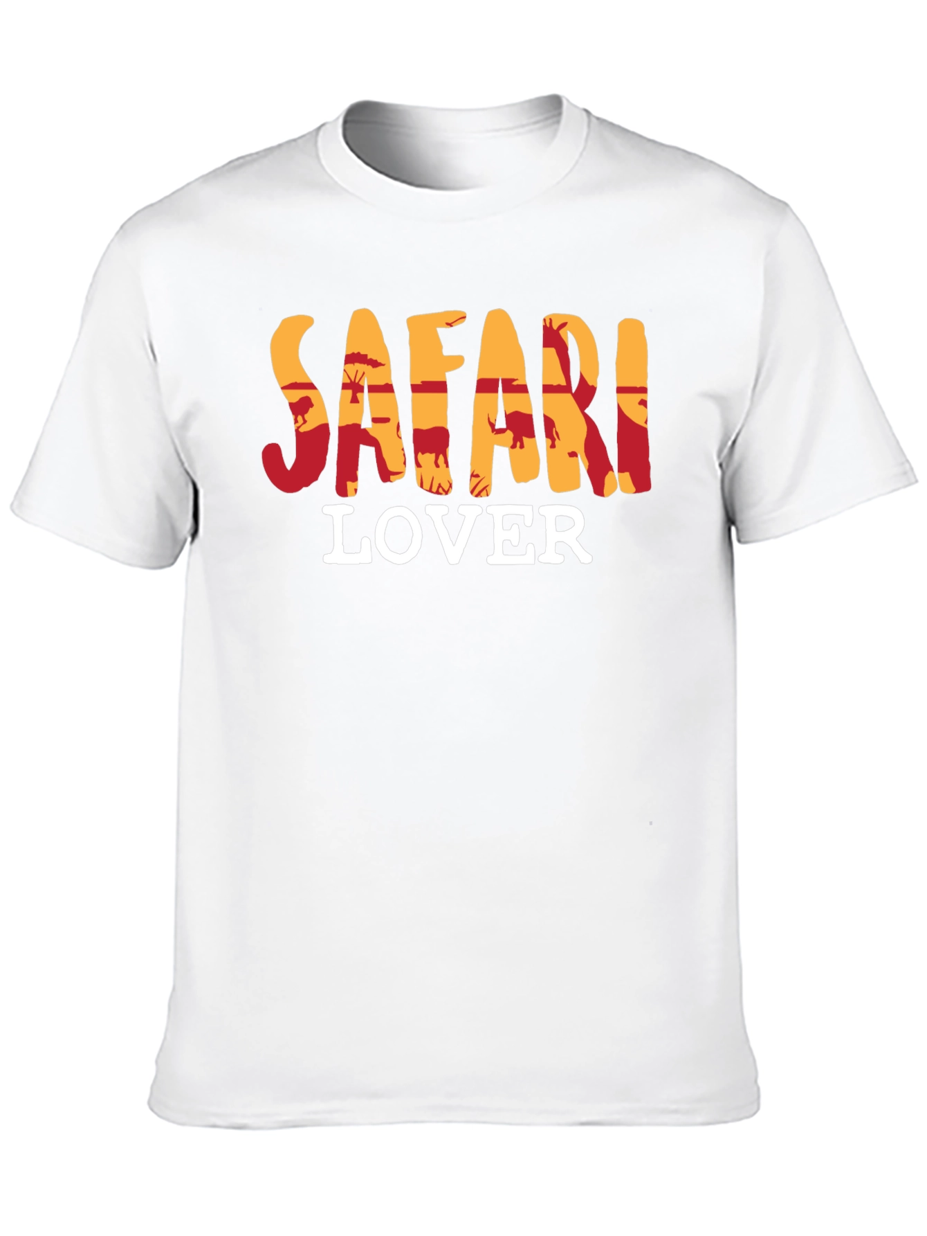 Safari Lover T-Shirt - Animal Print Design