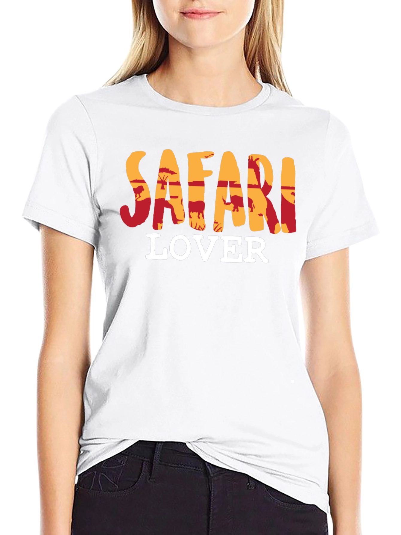 Safari Lover T-Shirt - Animal Print Design