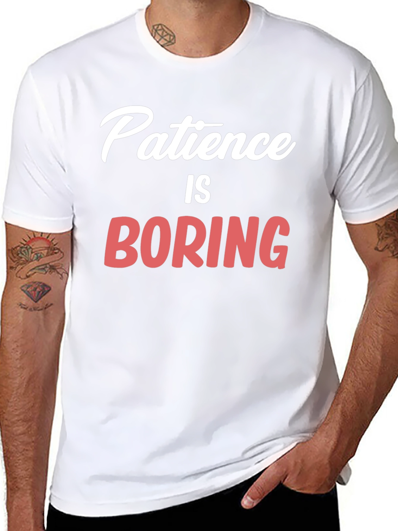 Patience Is Boring Graphic T-Shirt
