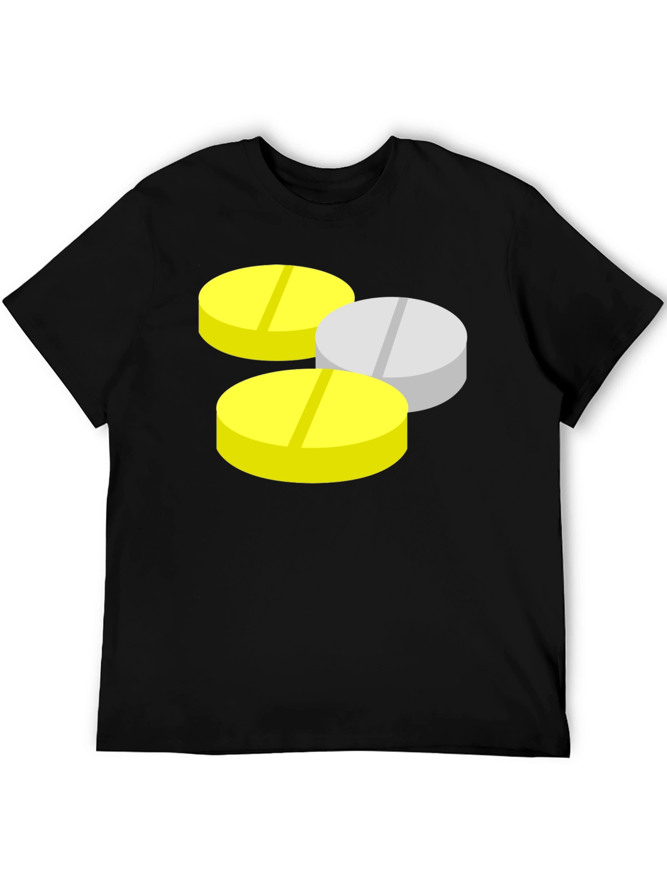 Pills Graphic Black T-Shirt