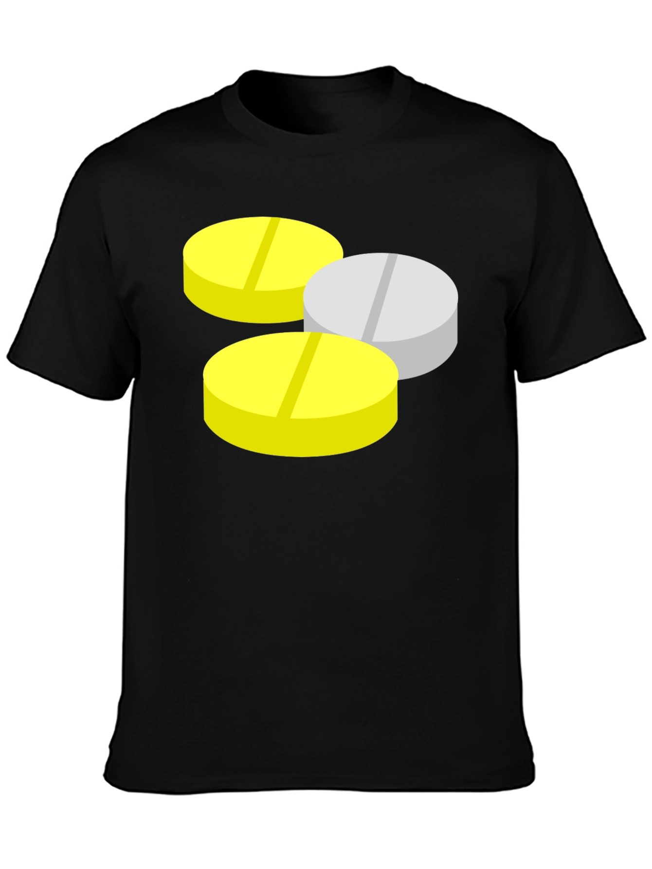Pills Graphic Black T-Shirt