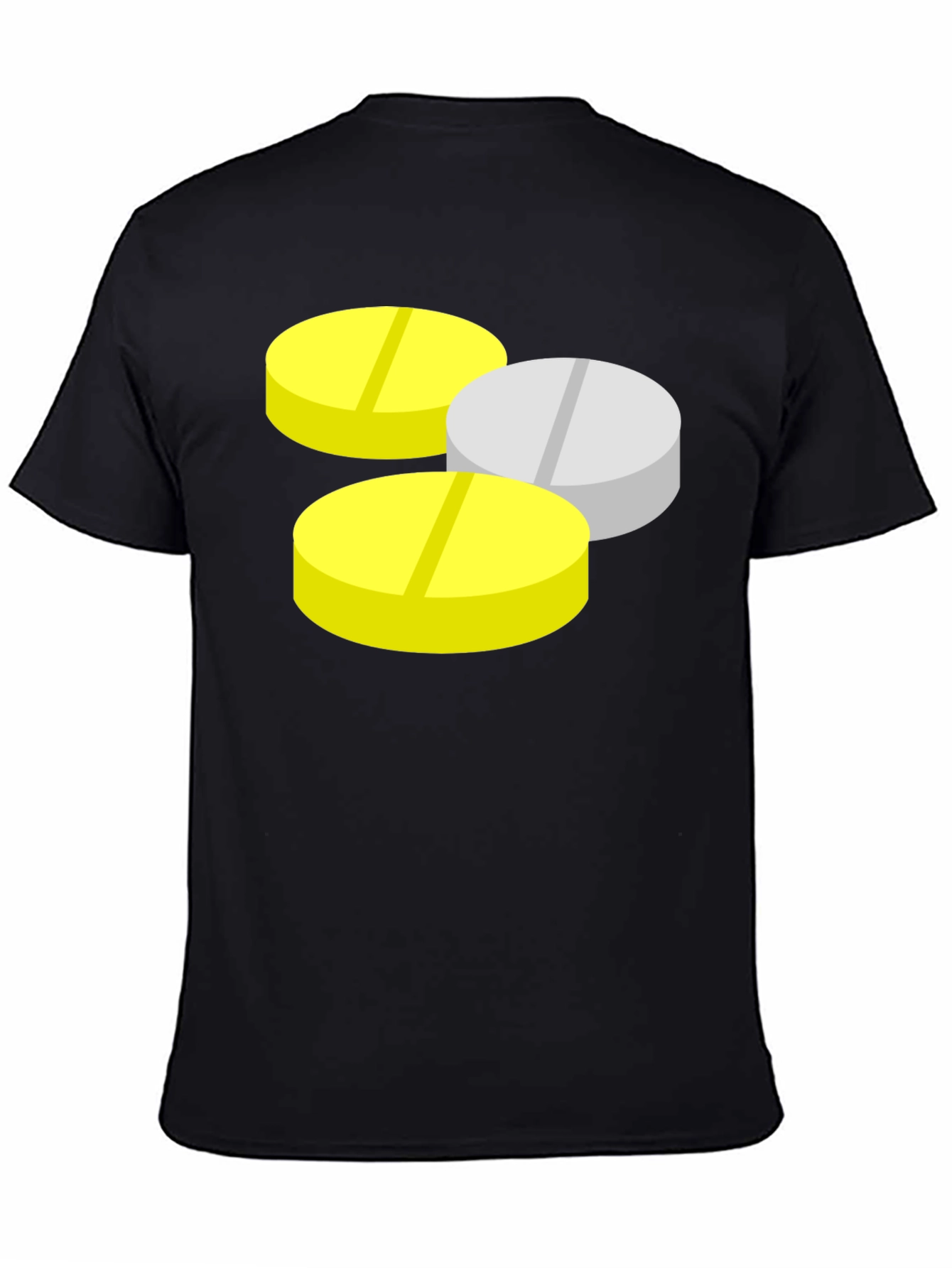 Pills Graphic Black T-Shirt