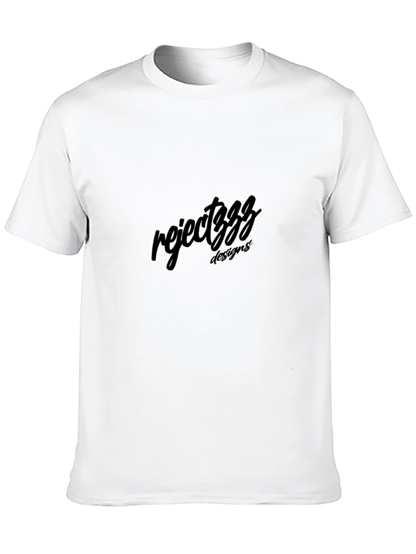 Reject3zz Designs Black T-Shirt Casual Wear