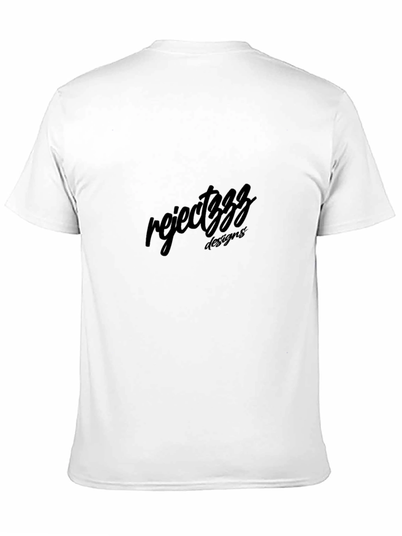 Reject3zz Designs Black T-Shirt Casual Wear