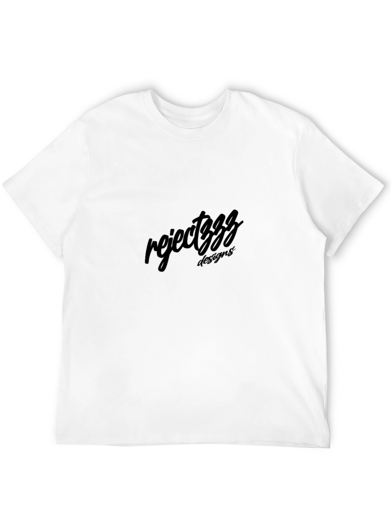 Reject3zz Designs Black T-Shirt Casual Wear