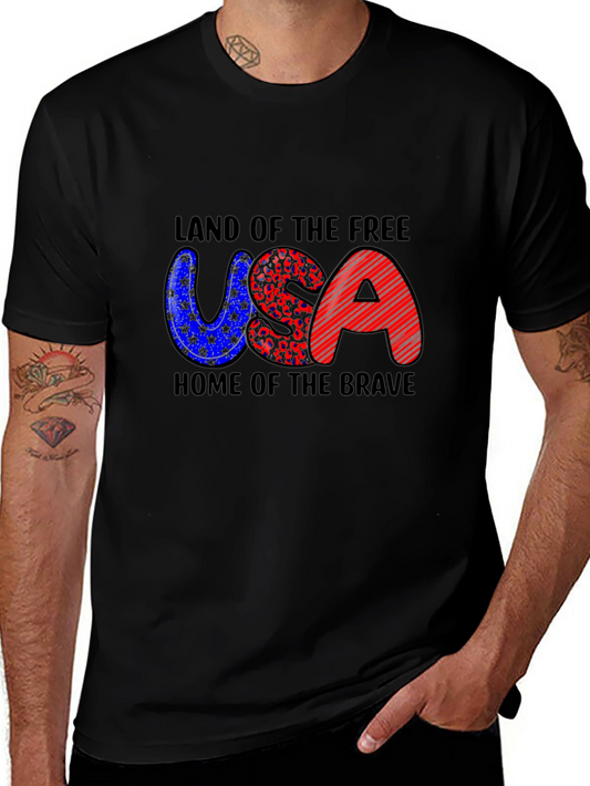 Patriotic USA T-Shirt - Land of the Free