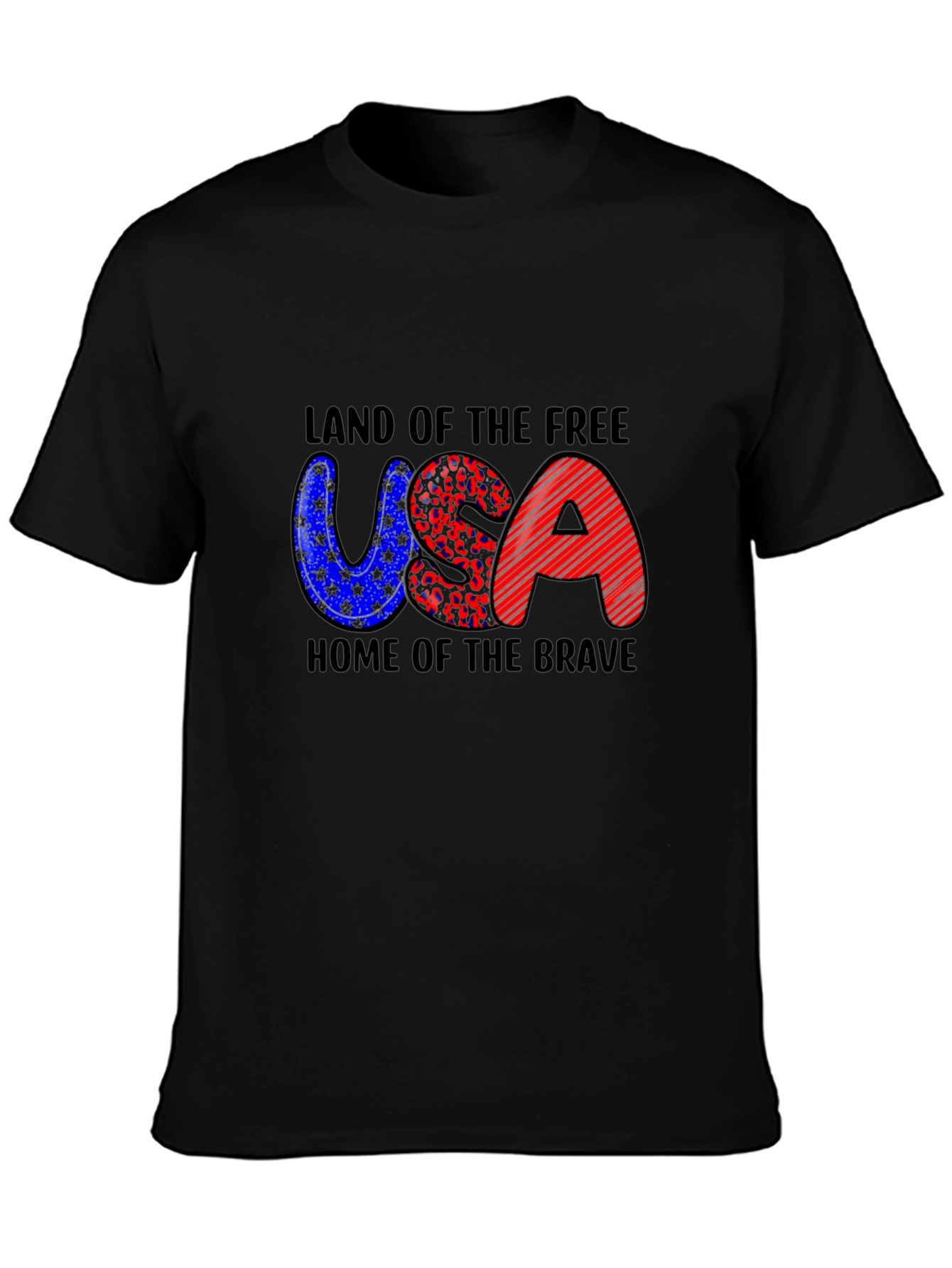 Patriotic USA T-Shirt - Land of the Free