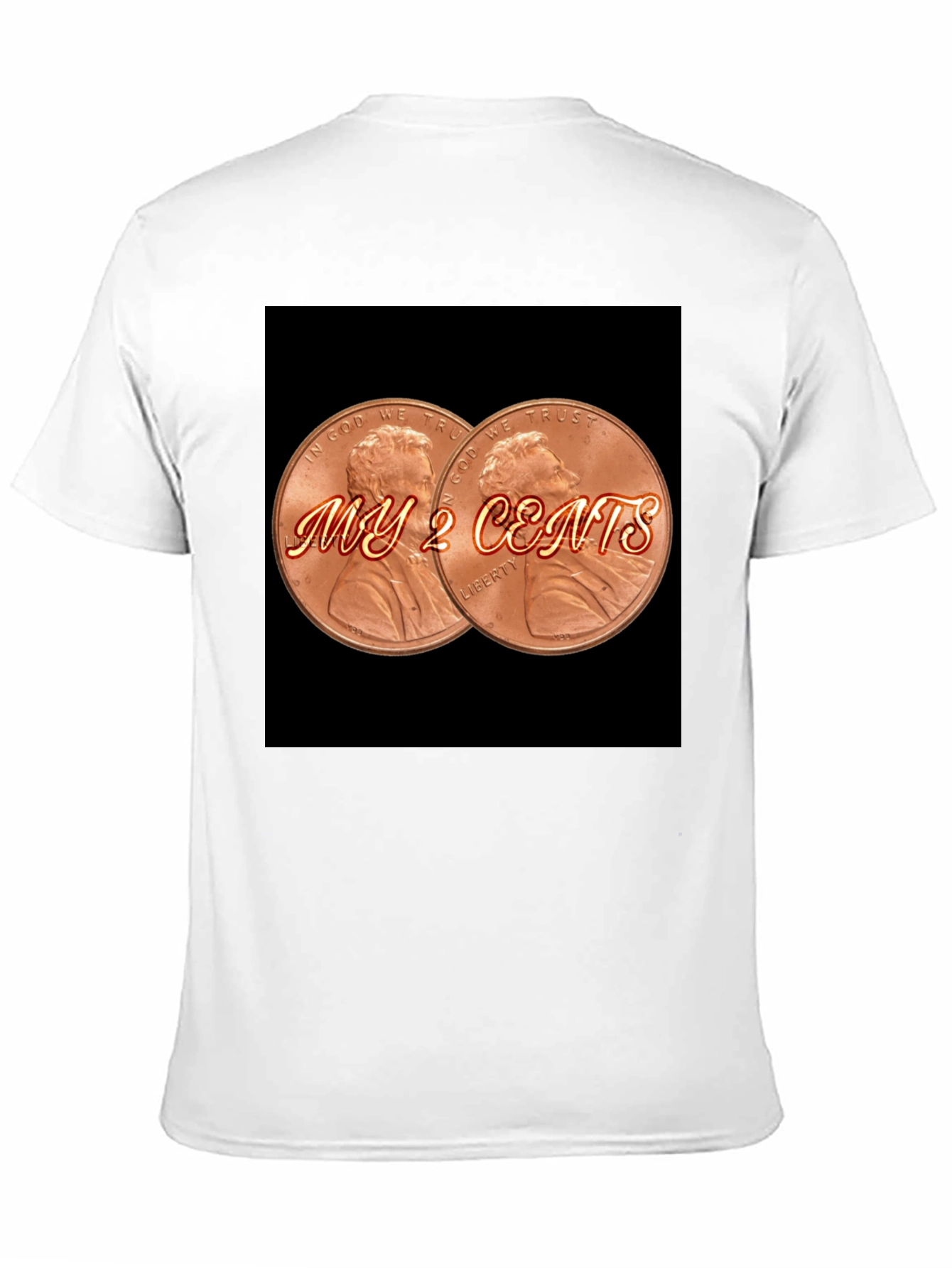 My 2 Cents Graphic Tee - Black T-Shirt