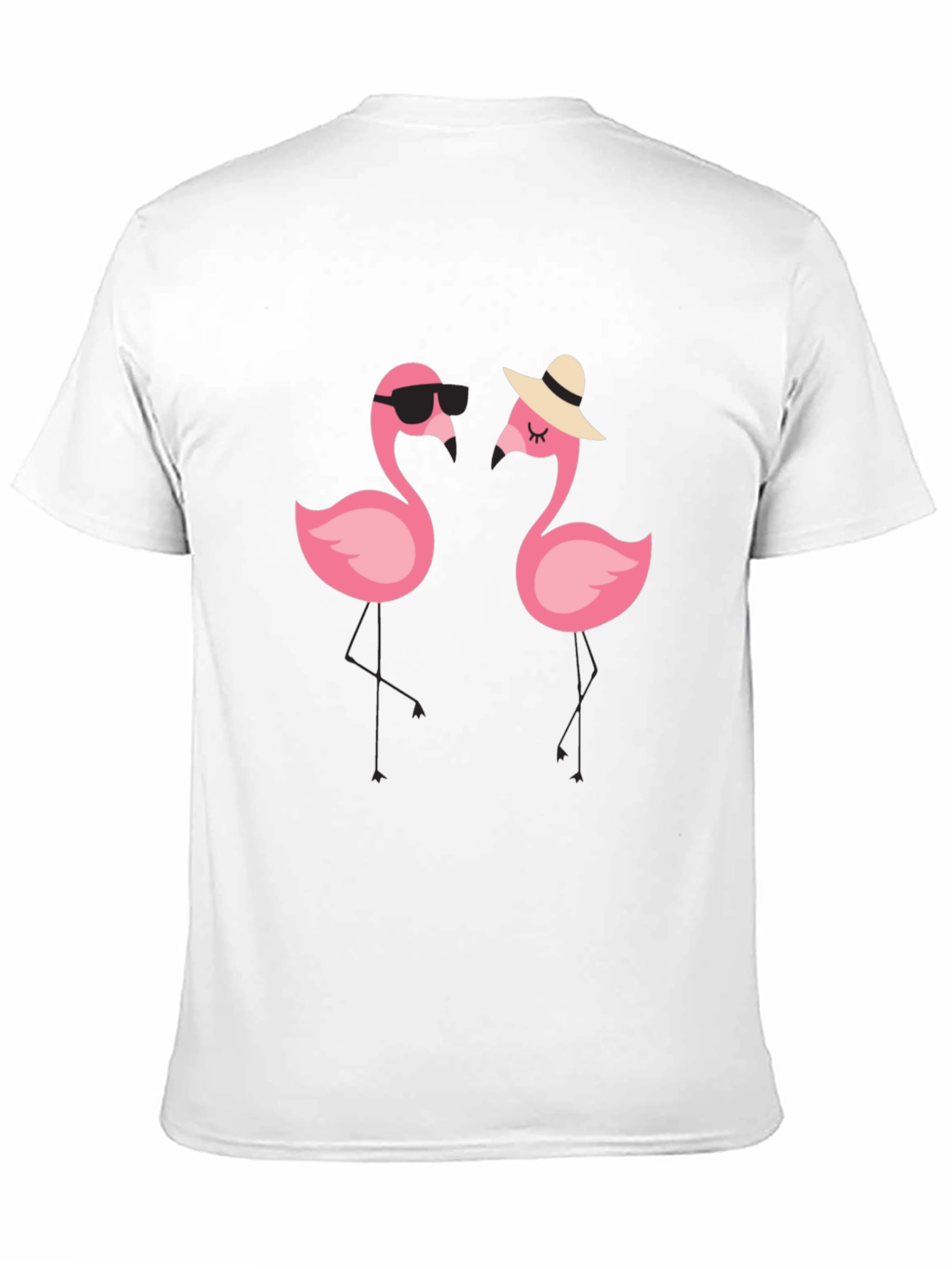Flamingo Couple Graphic Tee