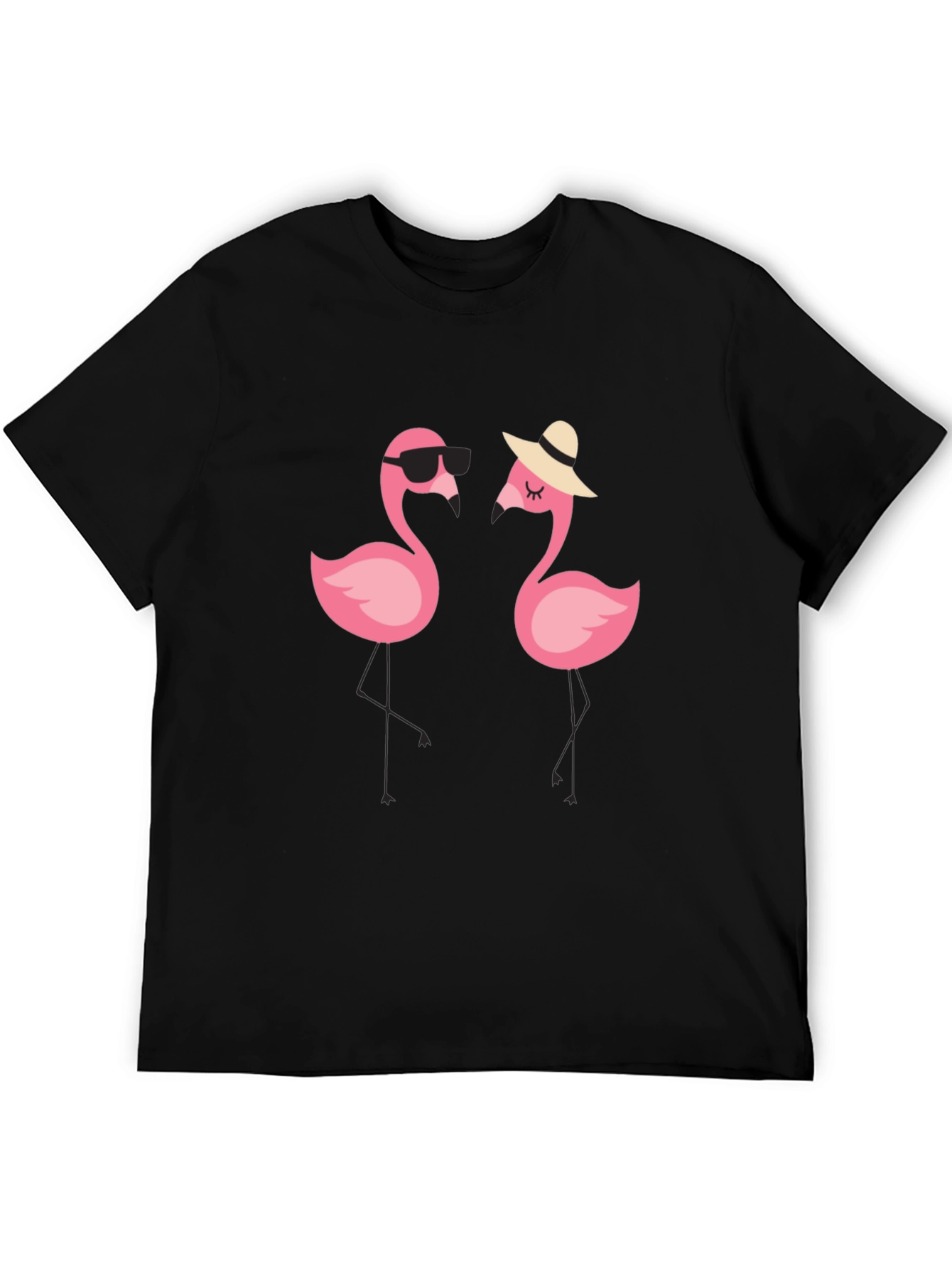 Flamingo Couple Graphic Tee