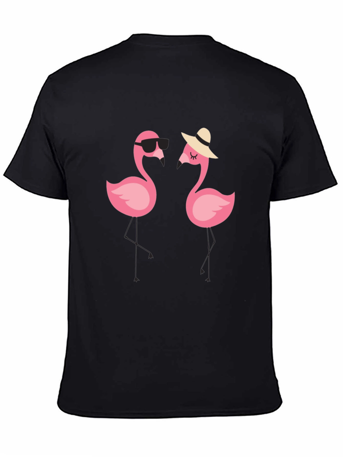 Flamingo Couple Graphic Tee