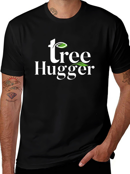 Tree Hugger Graphic Tee - Environmental Awareness