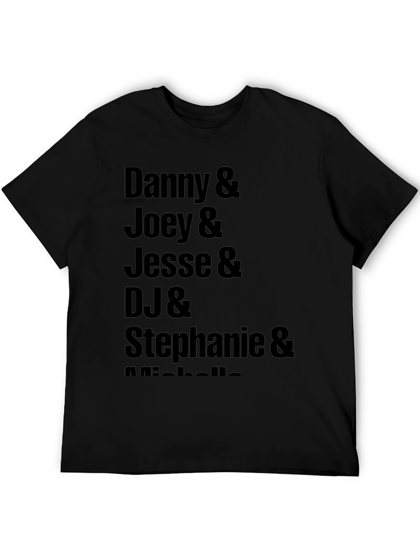 Full House Cast T-Shirt - Black