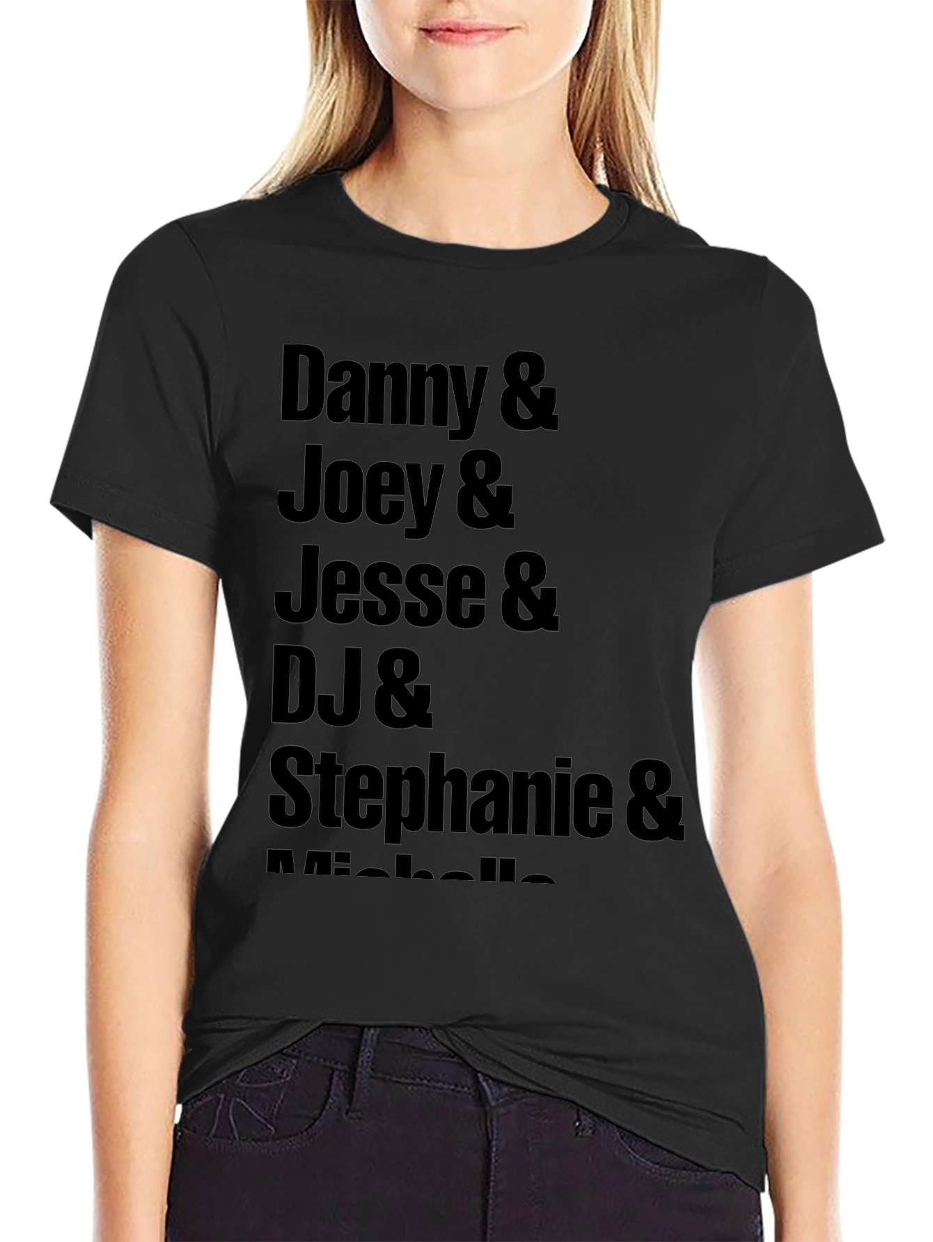 Full House Cast T-Shirt - Black