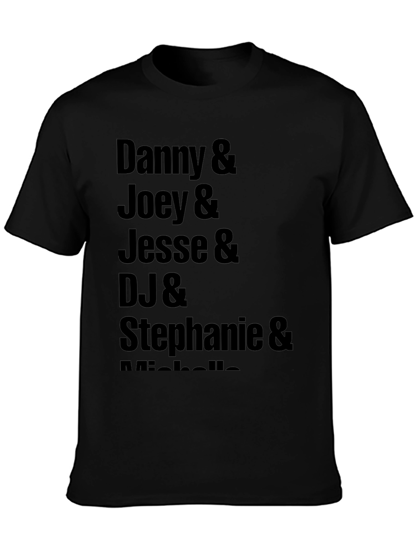 Full House Cast T-Shirt - Black