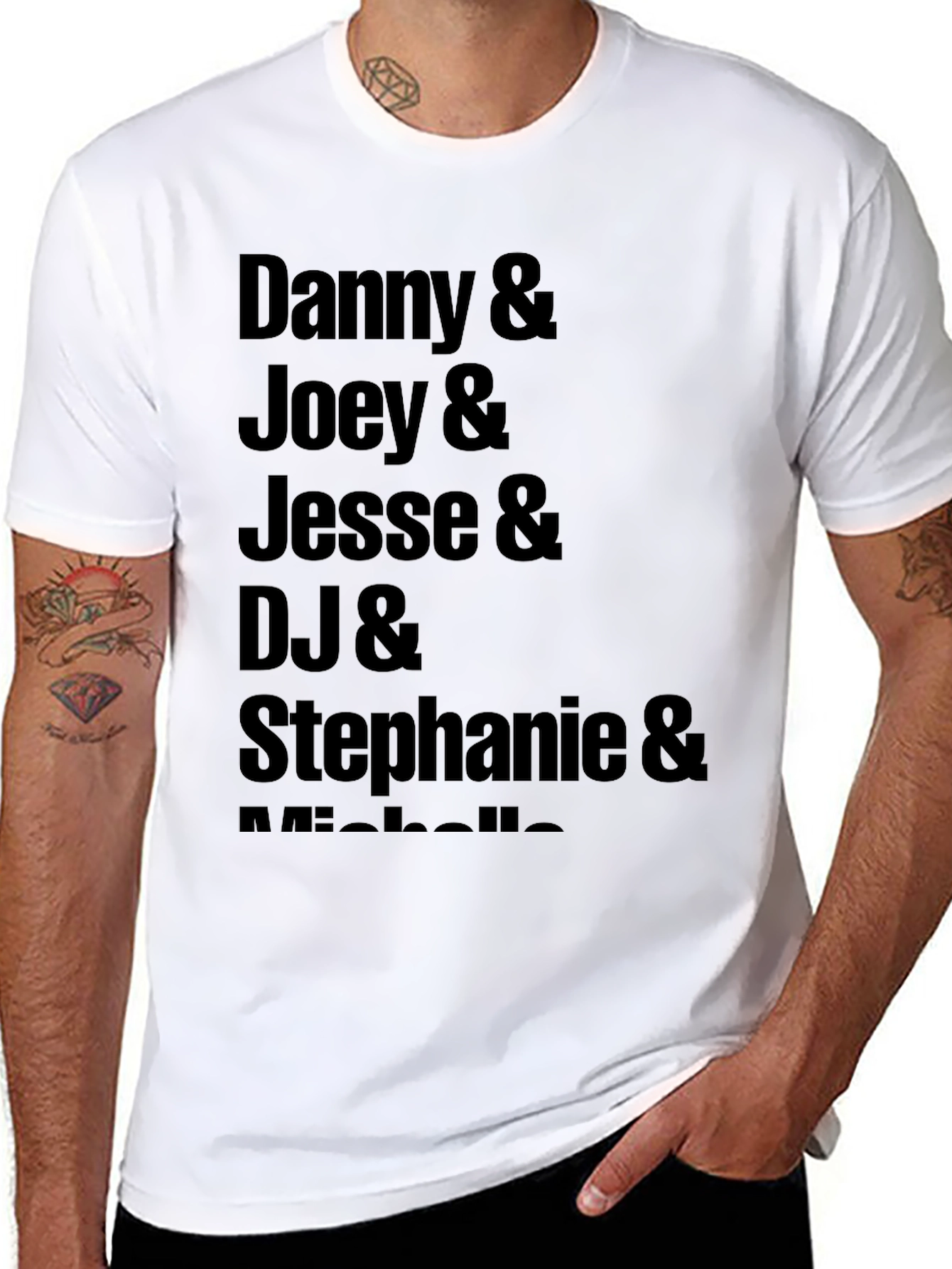 Full House Cast T-Shirt - Black