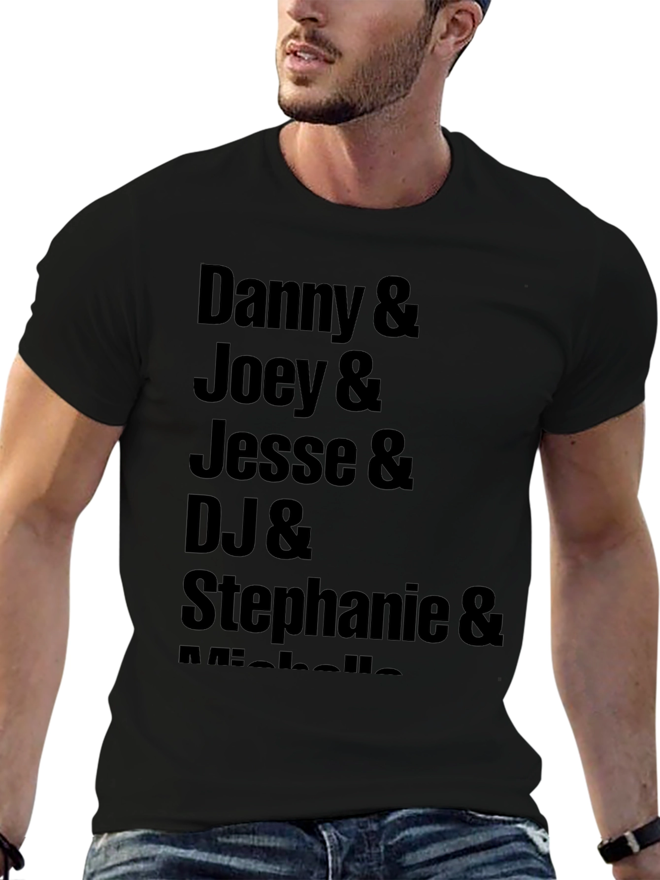 Full House Cast T-Shirt - Black