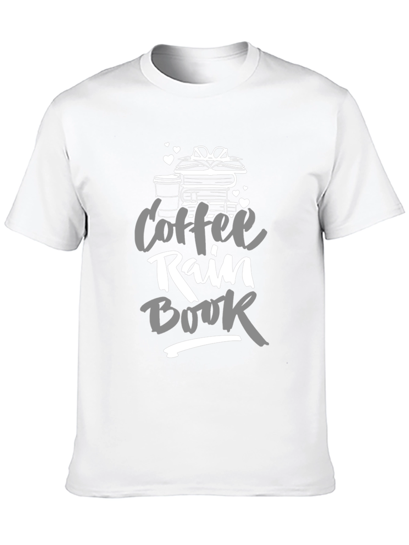 Coffee Rain Book T-Shirt - Readers Delight
