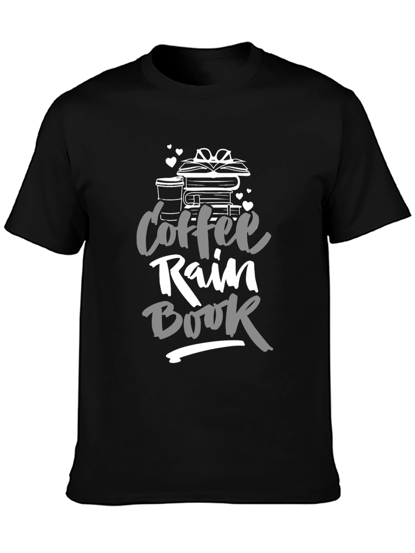 Coffee Rain Book T-Shirt - Readers Delight