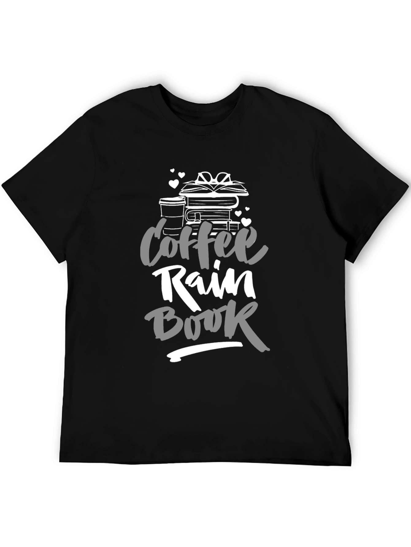 Coffee Rain Book T-Shirt - Readers Delight