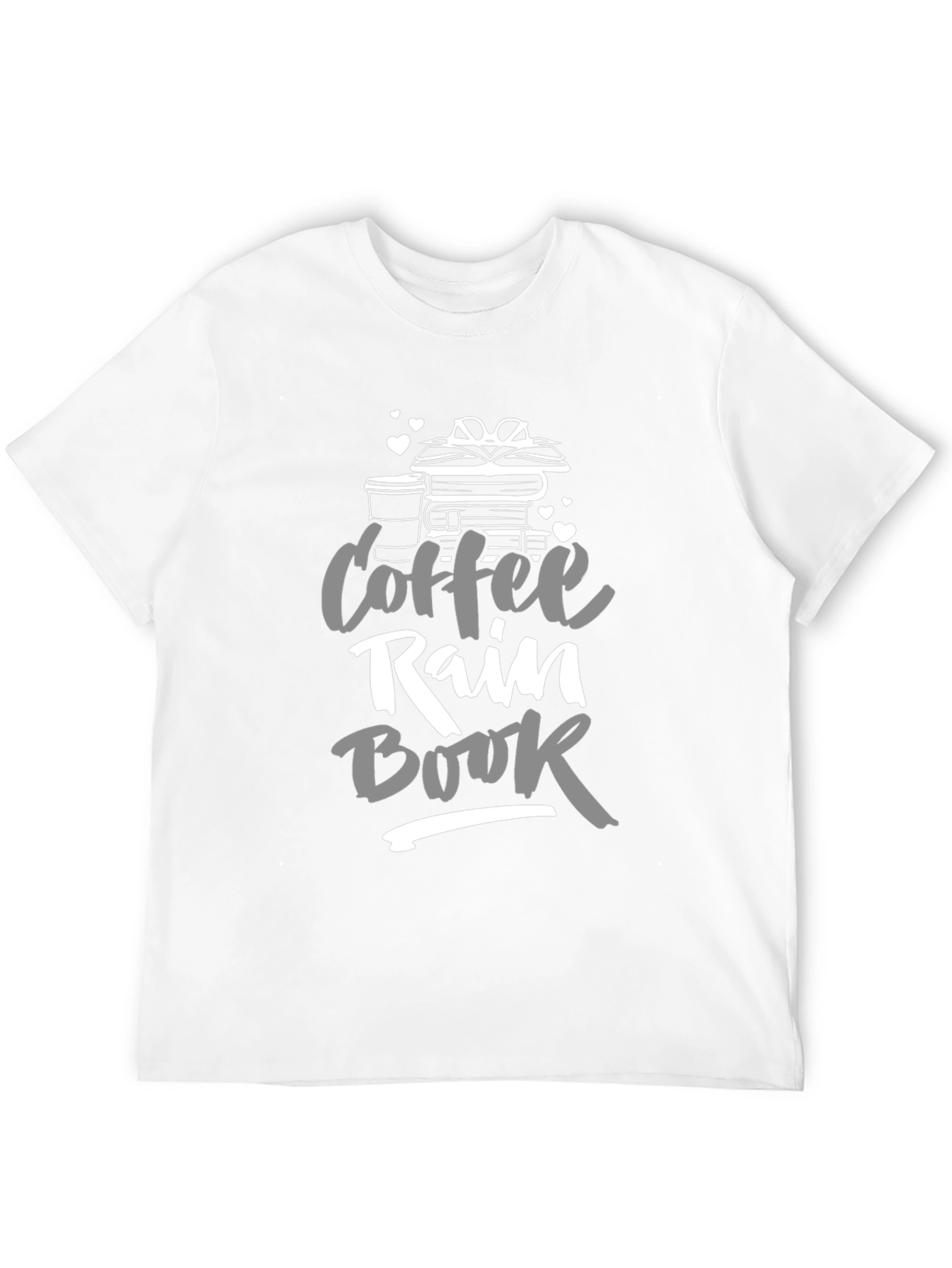 Coffee Rain Book T-Shirt - Readers Delight