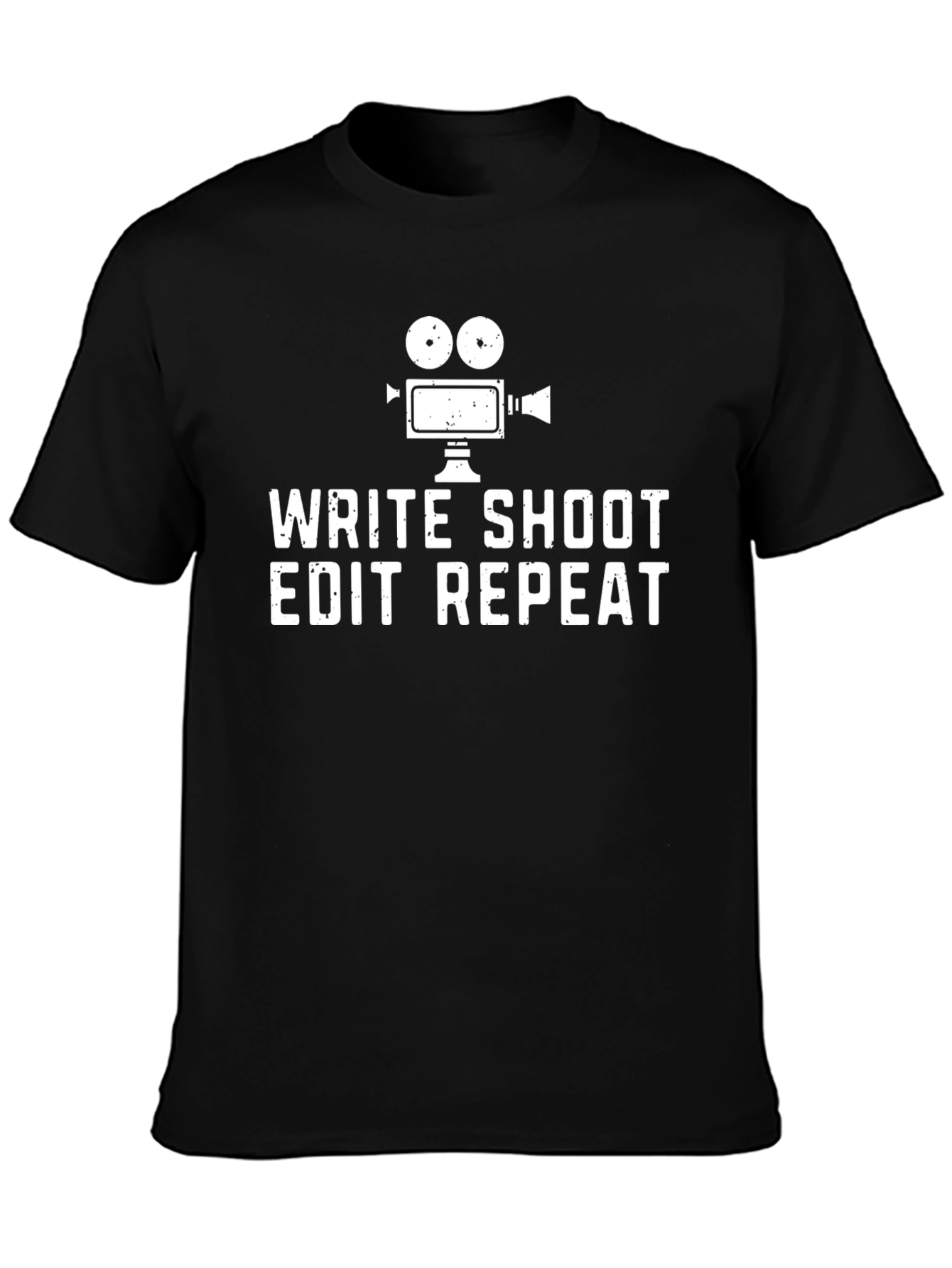Write Shoot Edit Repeat Filmmaker T-Shirt