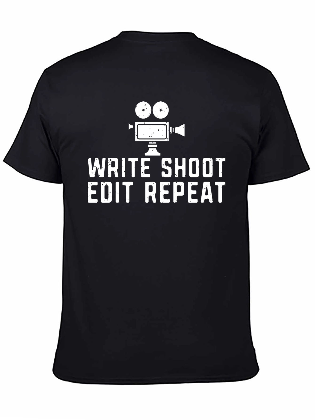 Write Shoot Edit Repeat Filmmaker T-Shirt