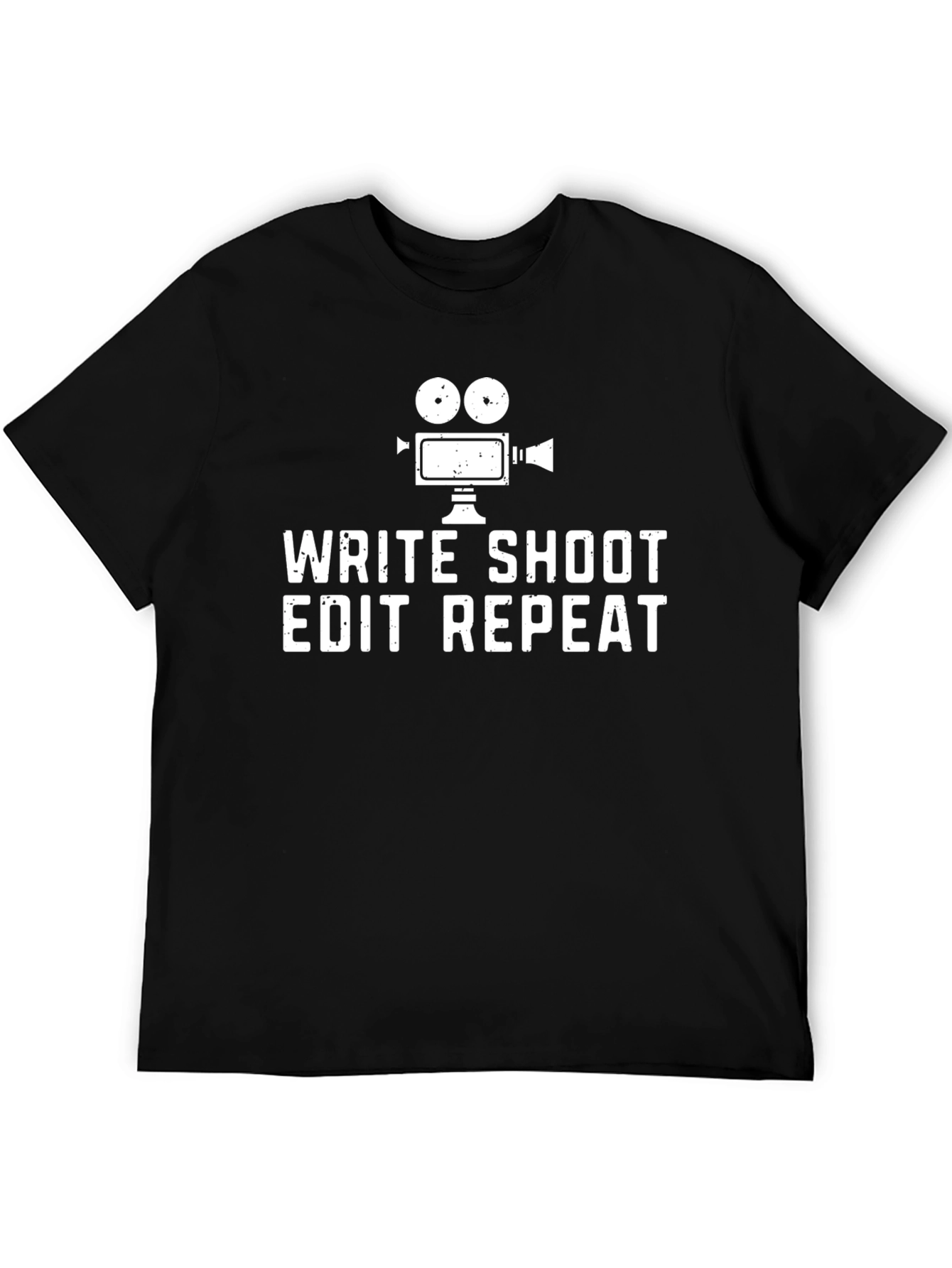 Write Shoot Edit Repeat Filmmaker T-Shirt