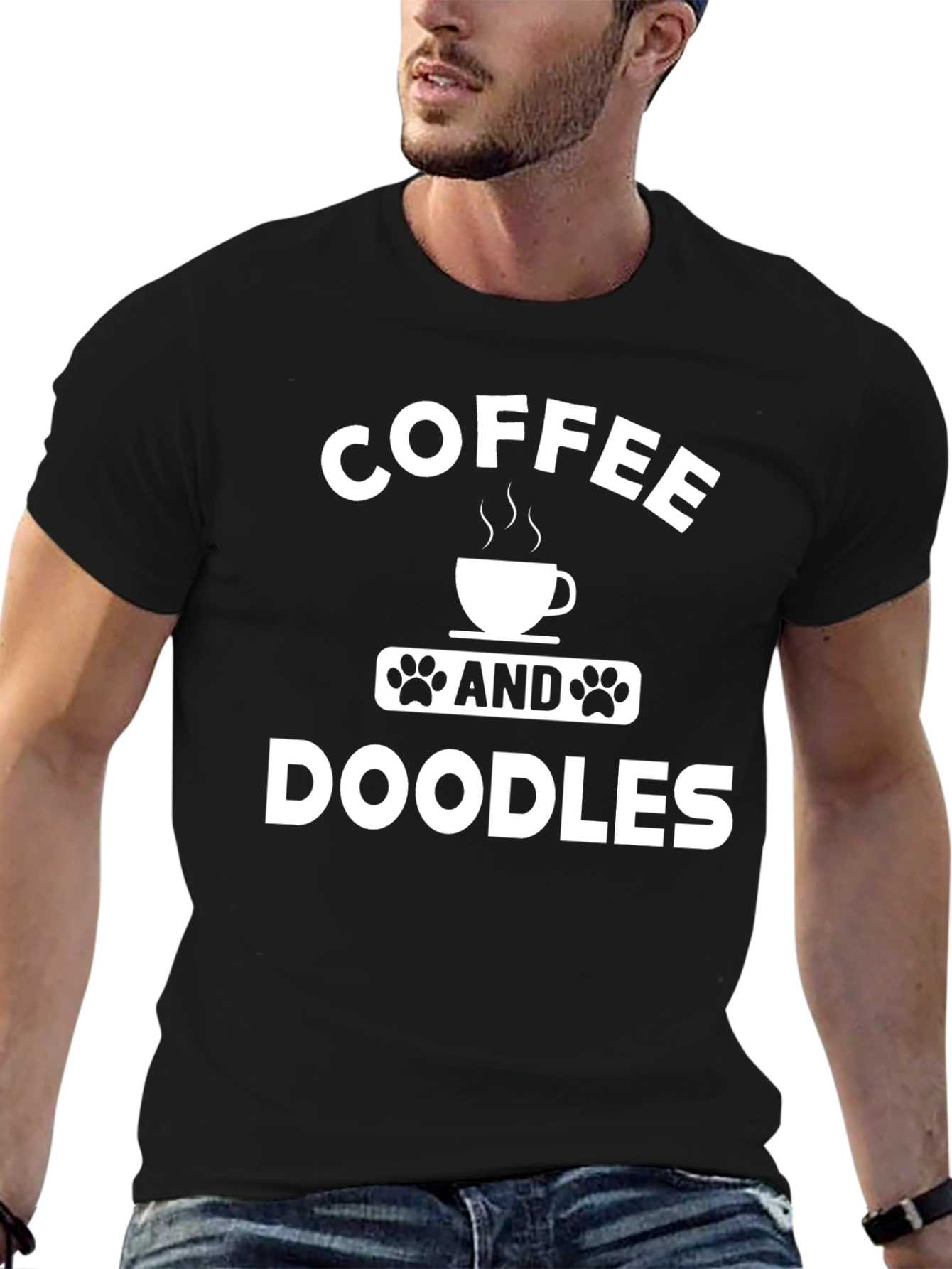 Coffee and Doodles Graphic T-Shirt