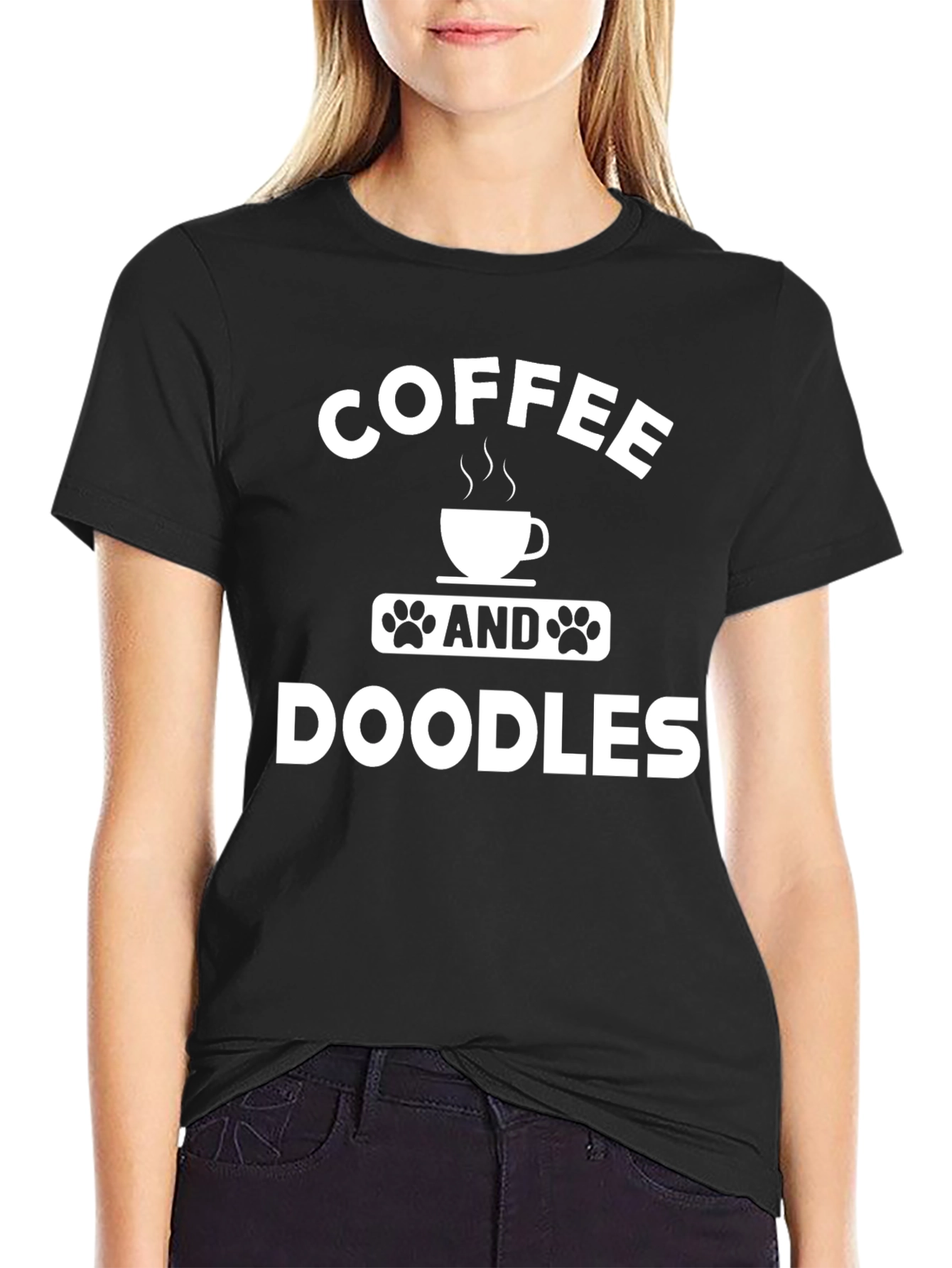 Coffee and Doodles Graphic T-Shirt