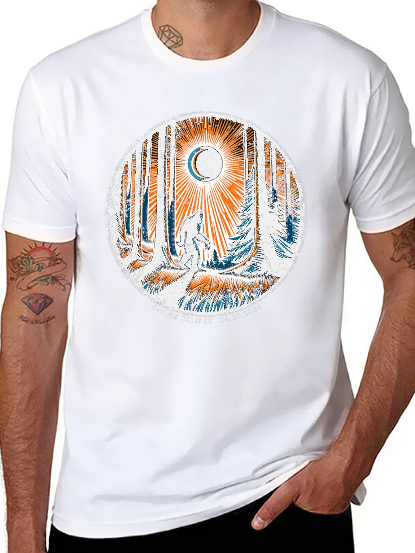 Solar Eclipse Graphic Tee - April 8 2024