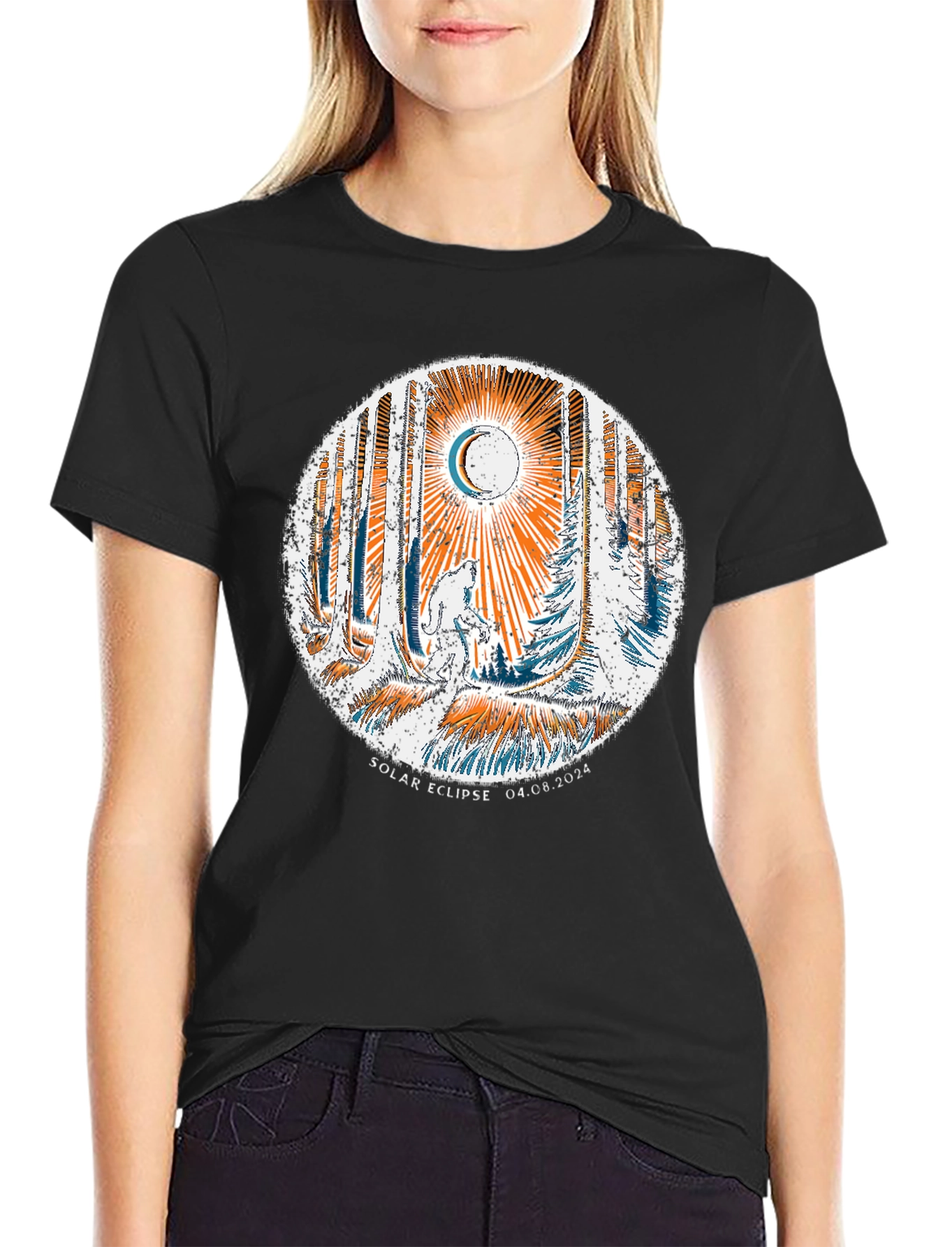 Solar Eclipse Graphic Tee - April 8 2024
