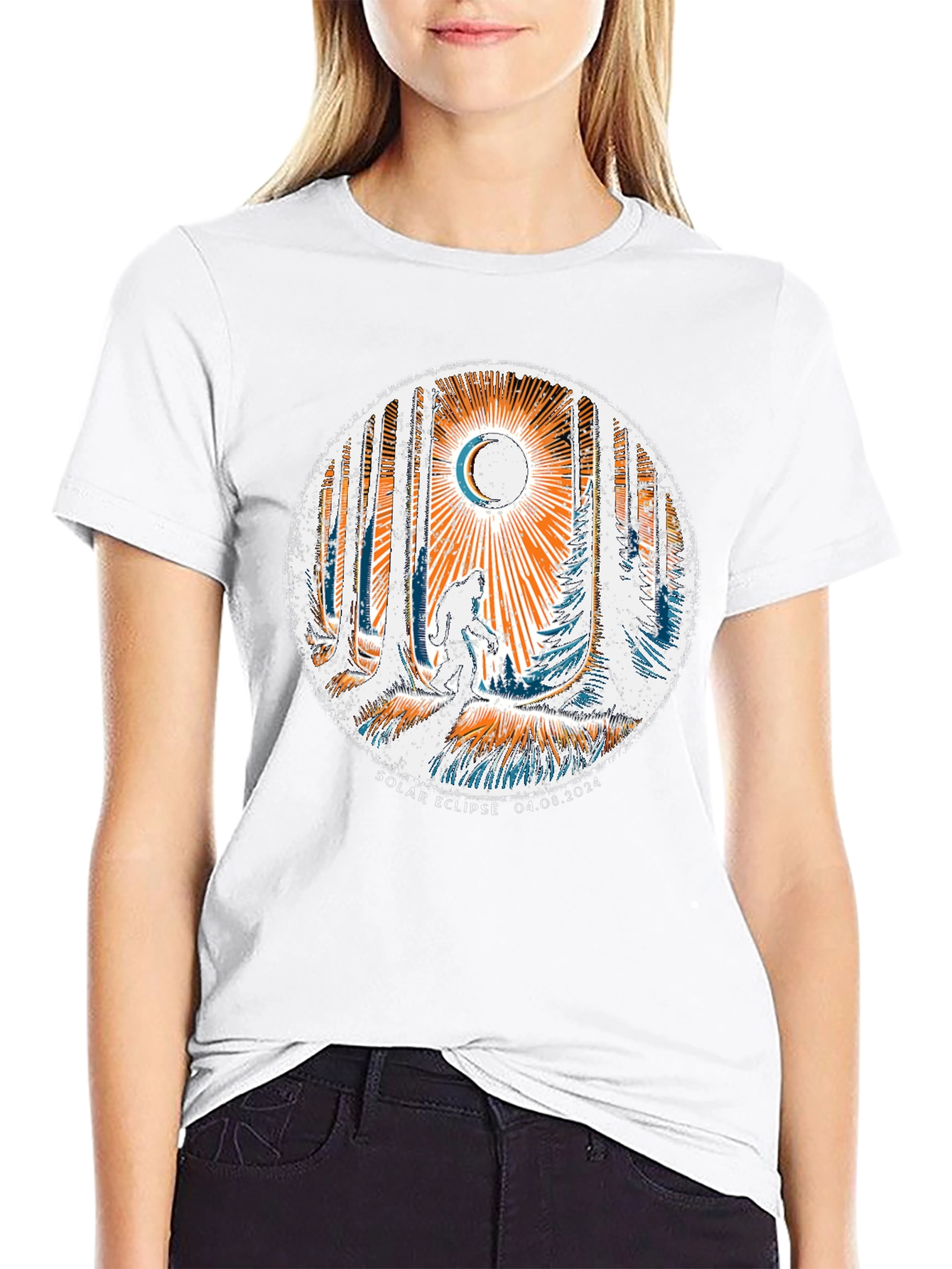 Solar Eclipse Graphic Tee - April 8 2024
