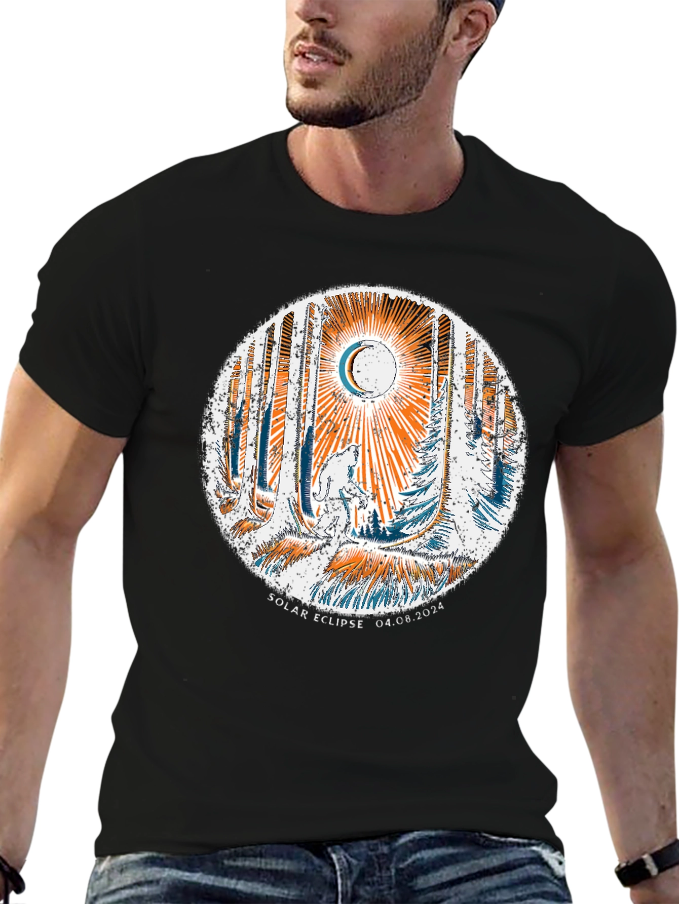 Solar Eclipse Graphic Tee - April 8 2024