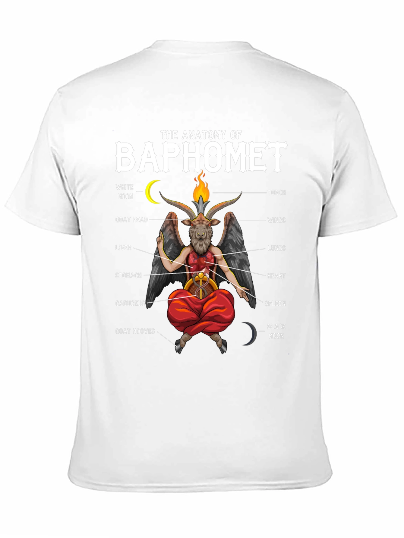 Anatomy of Baphomet Graphic T-Shirt - Unisex