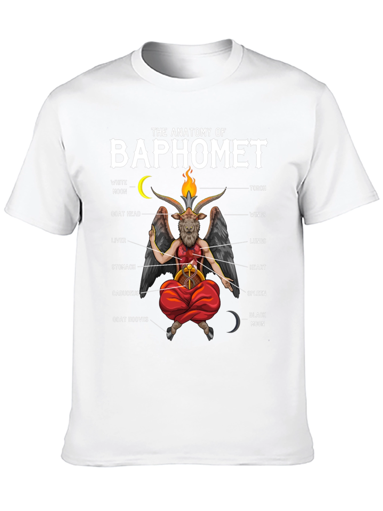 Anatomy of Baphomet Graphic T-Shirt - Unisex