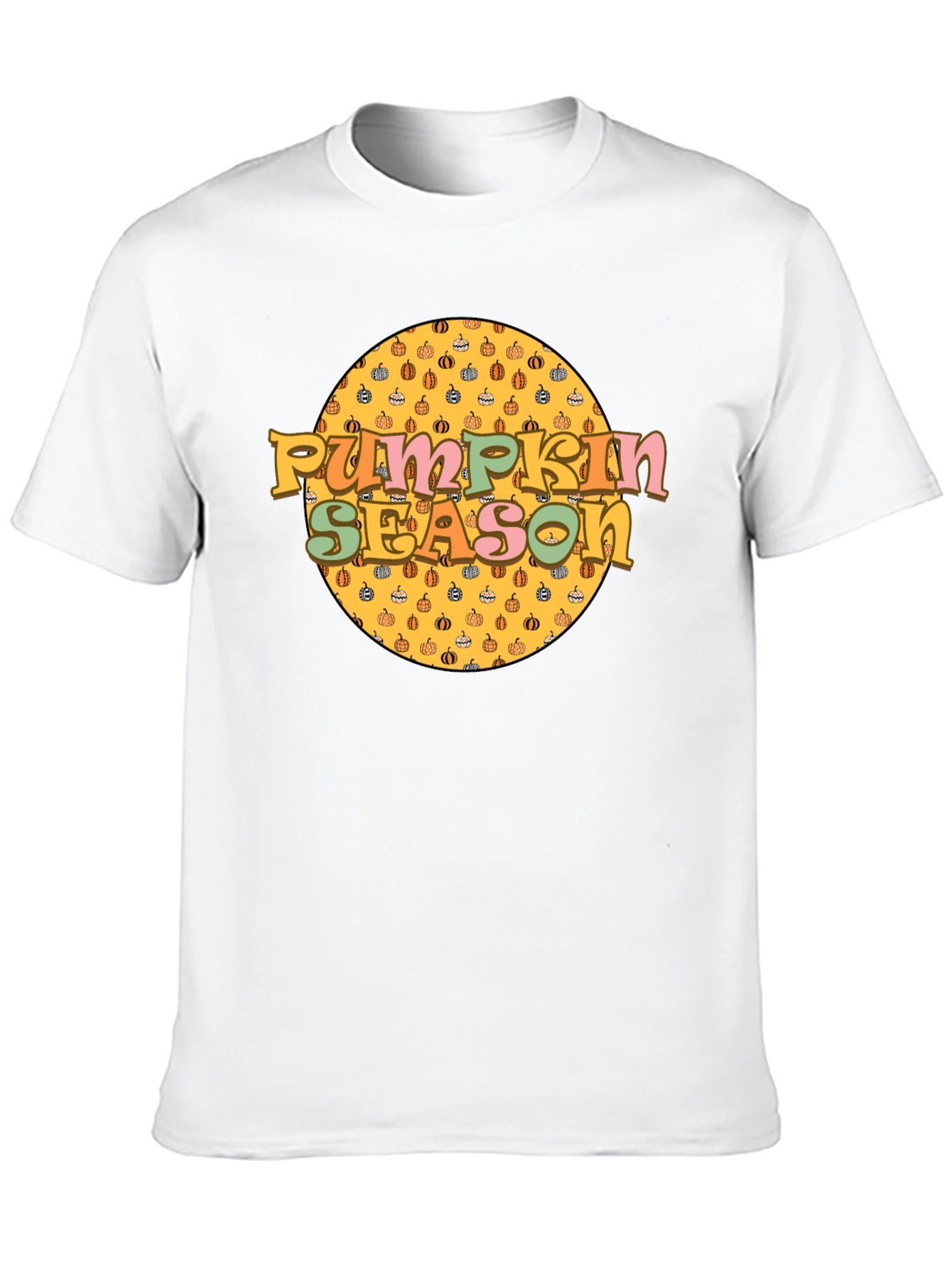 Pumpkin Season Retro Graphic T-Shirt