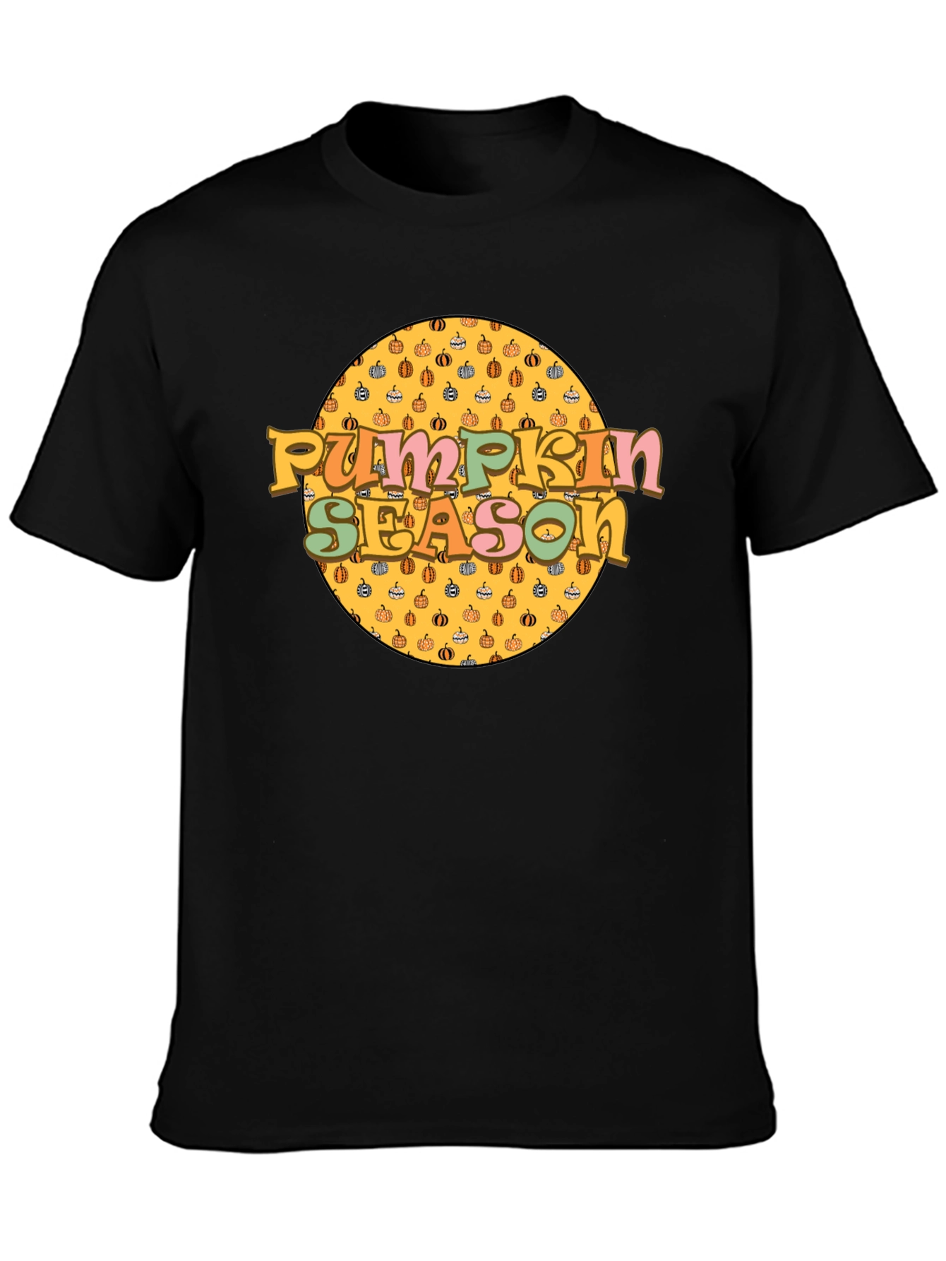 Pumpkin Season Retro Graphic T-Shirt