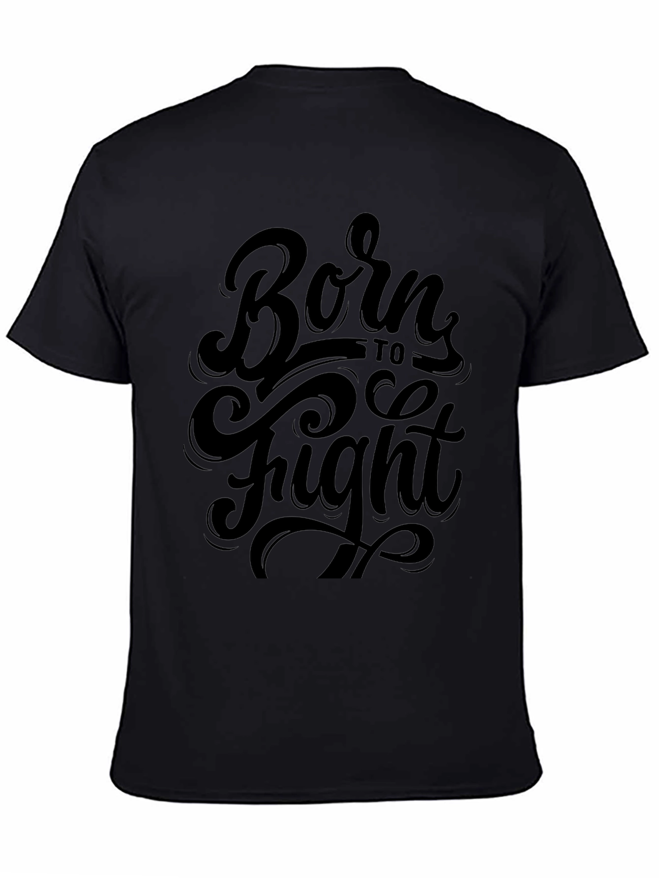 Born to Fight Black Graphic Tee