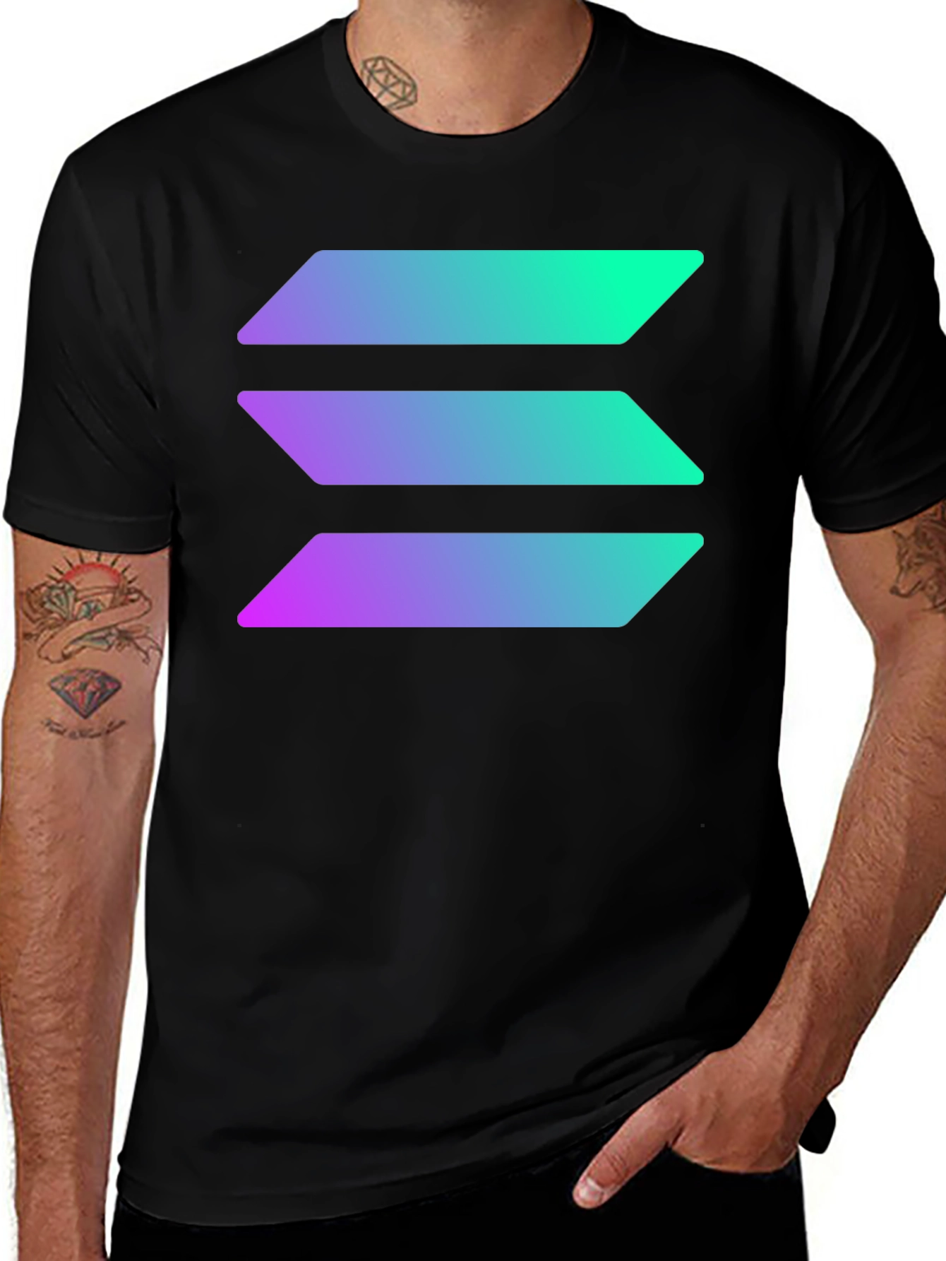 Solana Logo T-Shirt - Stylish Crypto Tee