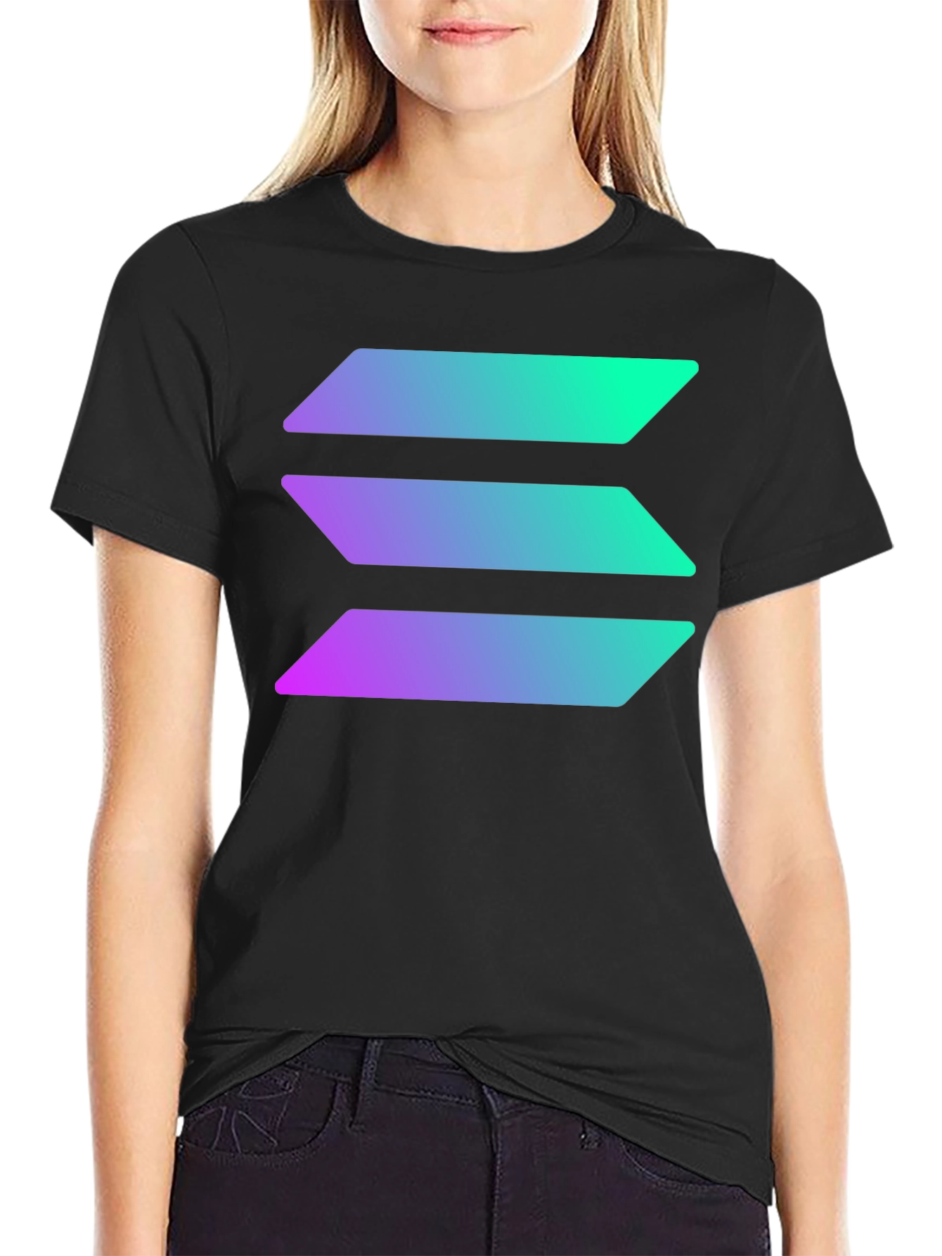Solana Logo T-Shirt - Stylish Crypto Tee