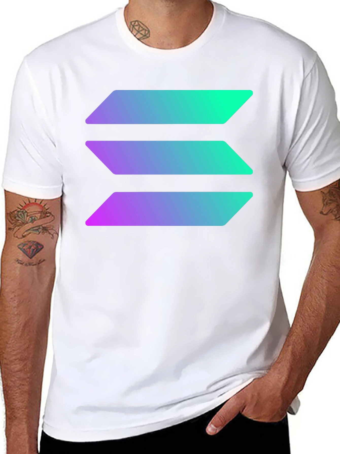 Solana Logo T-Shirt - Stylish Crypto Tee