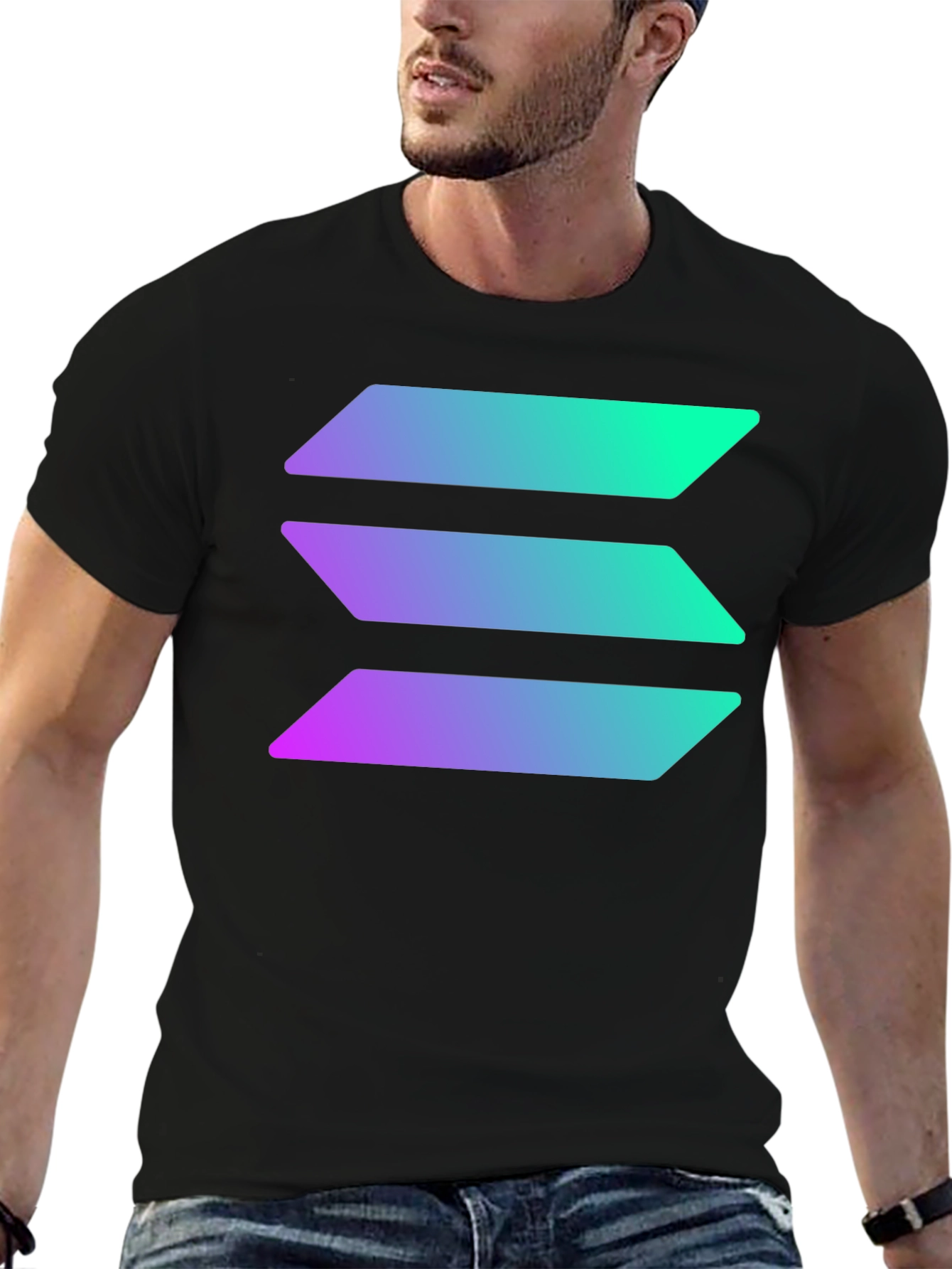 Solana Logo T-Shirt - Stylish Crypto Tee