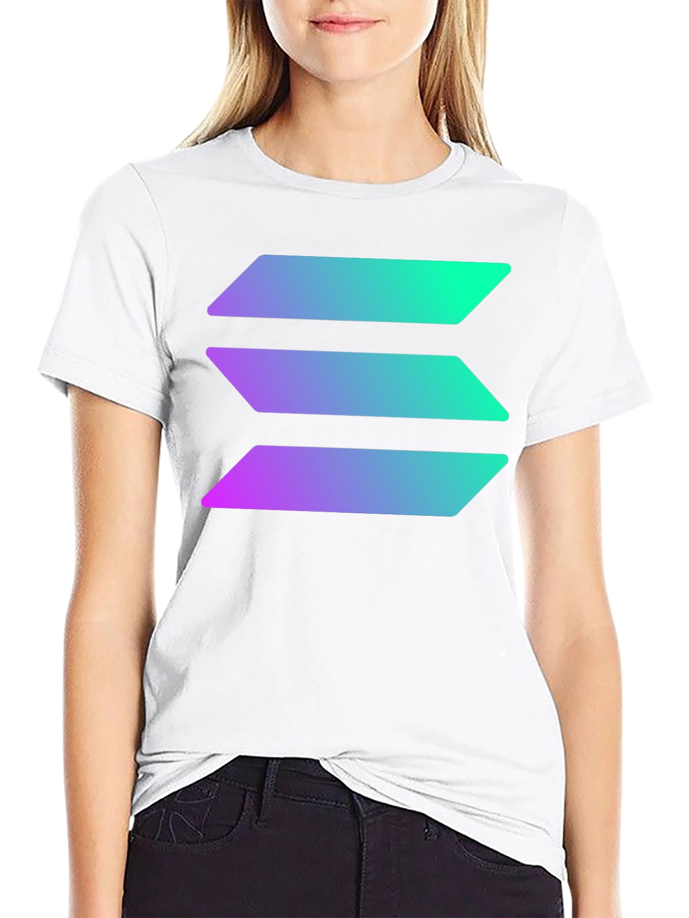 Solana Logo T-Shirt - Stylish Crypto Tee