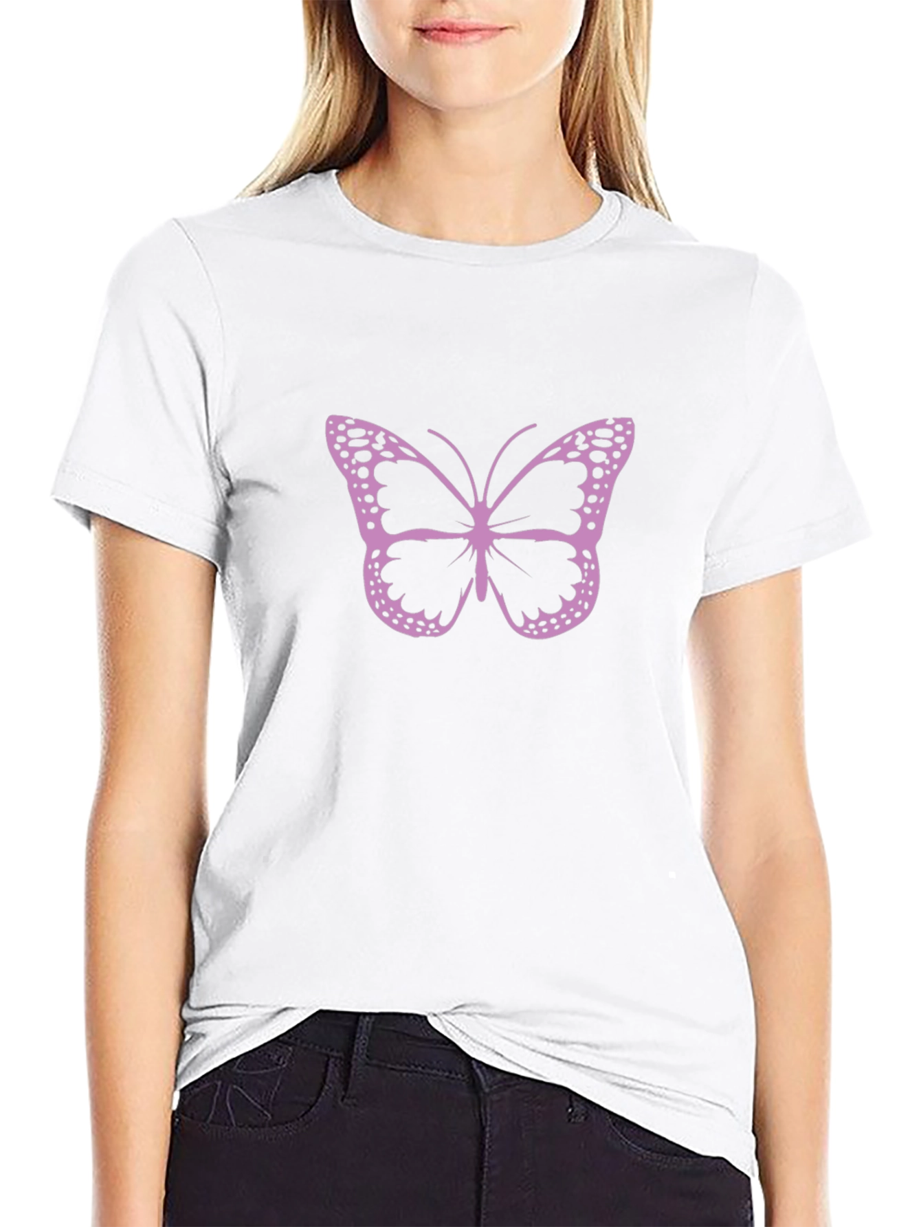 Butterfly Graphic T-Shirt - Stylish Casual Wear