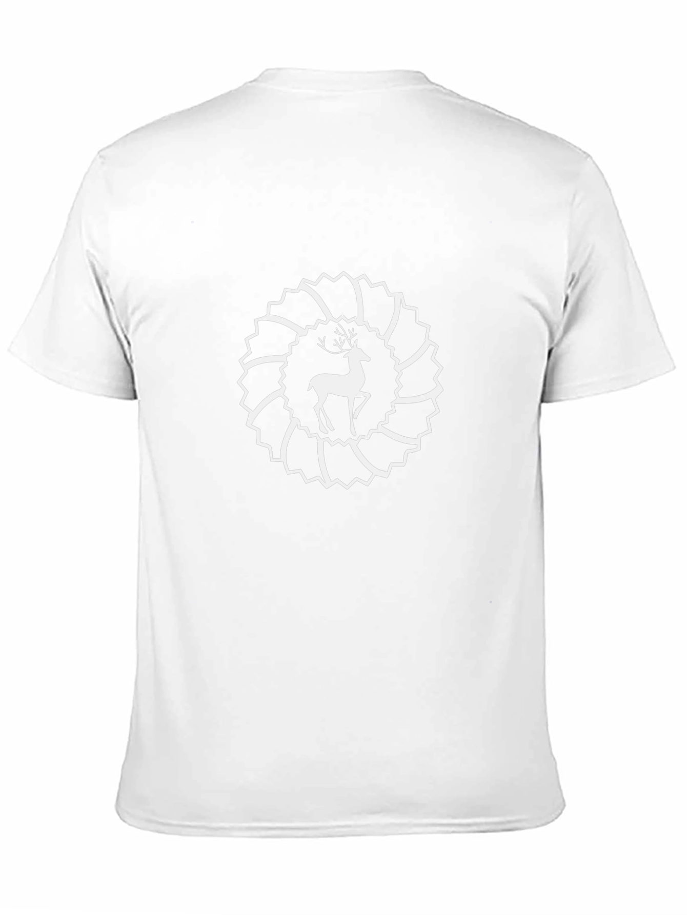 Black Deer Graphic Tee - Stylish Mens T-Shirt