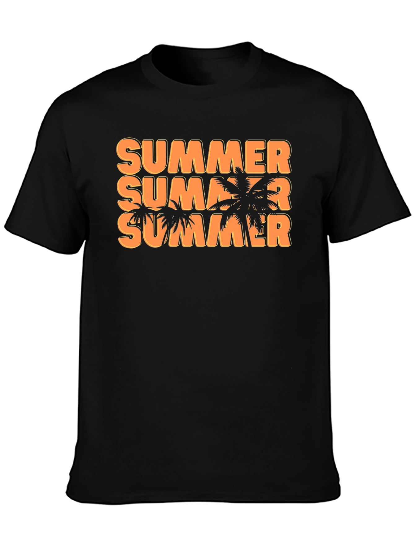Summer Vibes Graphic Tee - Palm Tree T-Shirt