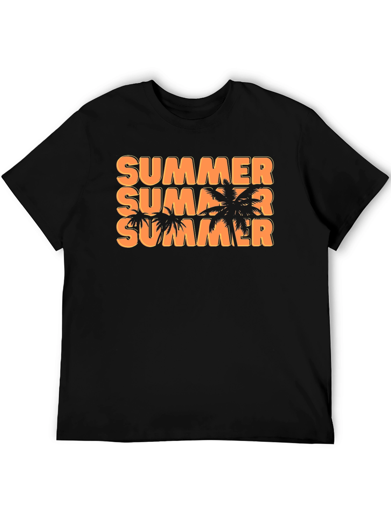 Summer Vibes Graphic Tee - Palm Tree T-Shirt